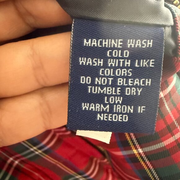 CHAPS  Est. 1978 Tartan Plaid Quilted Puffy Vest Petite XL - Picture 10 of 14